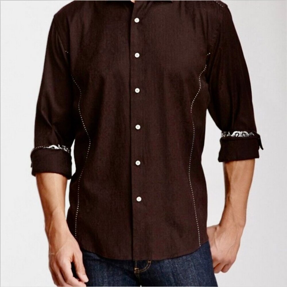 Zagiri Comfortably Numb Button Down Sports Shirt